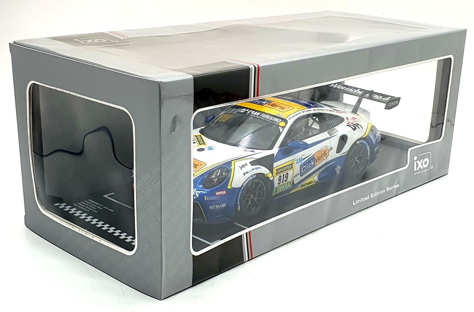 IXO 1/18 Scale LEGT18-23CUP001 - Porsche 911 GT3 Cup #919