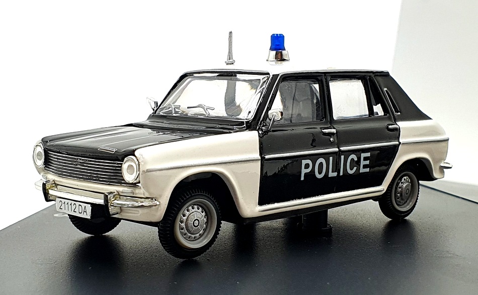 Norev 1/43 Scale 570605 - 1973 Simca 1100 GLS Police Car - Black/White Norev 1/43 Scale 570605 - 1973 Simca 1100 GLS Police Car - Black/White