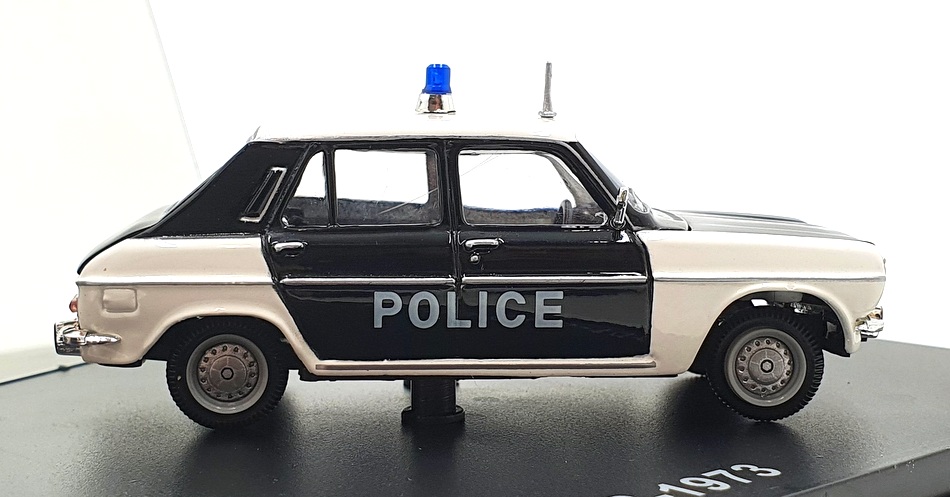 Norev 1/43 Scale 570605 - 1973 Simca 1100 GLS Police Car - Black/White Norev 1/43 Scale 570605 - 1973 Simca 1100 GLS Police Car - Black/White