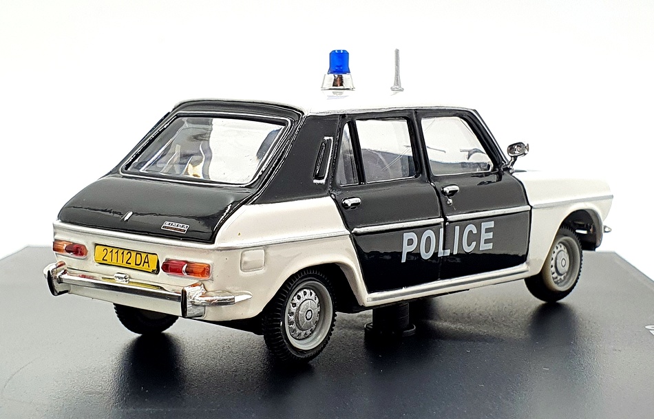 Norev 1/43 Scale 570605 - 1973 Simca 1100 GLS Police Car - Black/White Norev 1/43 Scale 570605 - 1973 Simca 1100 GLS Police Car - Black/White