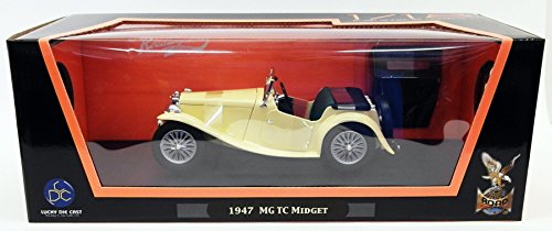 Road Signature 1/18 Scale Model Car 92468 - 1947 MG TC Midget - Cream Road Signature 1/18 Scale Model Car 92468 - 1947 MG TC Midget - Cream