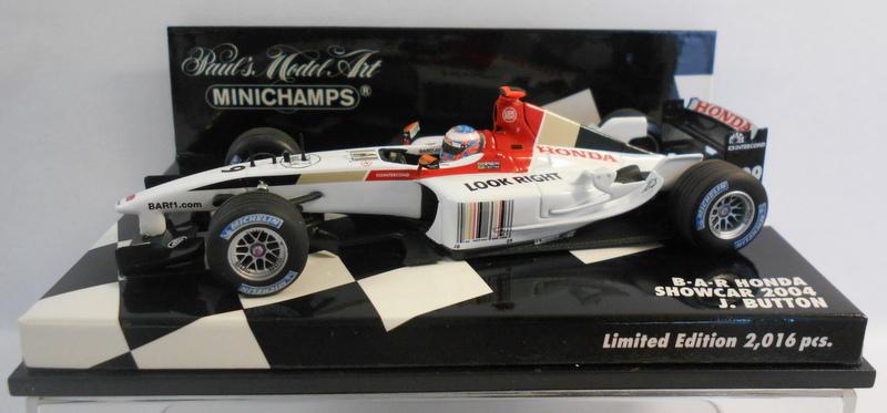 Minichamps F1 1/43 Scale - 400 040079 BAR HONDA J.BUTTON SHOW CAR