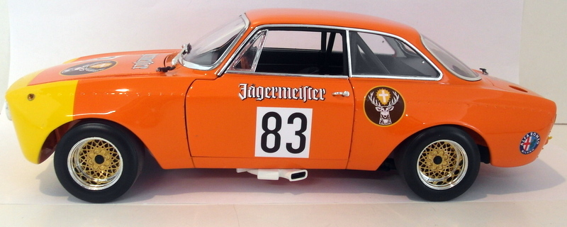 Minichamps 1/18 scale Diecast 100 721283 Alfa Romeo GTA 1300 Junior Jagermeister