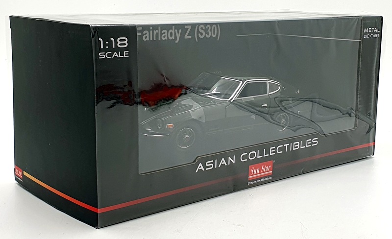 Sun Star 1/18 Scale Diecast 3514R - 1970 Datsun Fairlady Z S30 - Dark Green