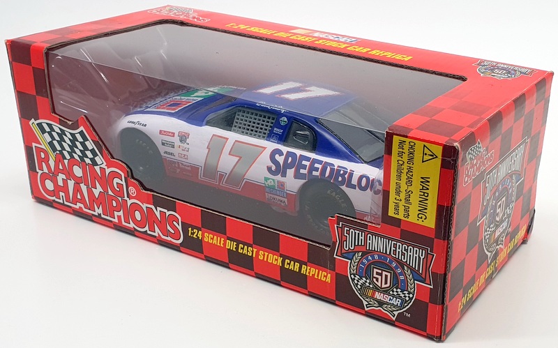 Racing Champions 1/24 Scale 09050 - Stock Car Chevy #17 Nascar - White/Blue