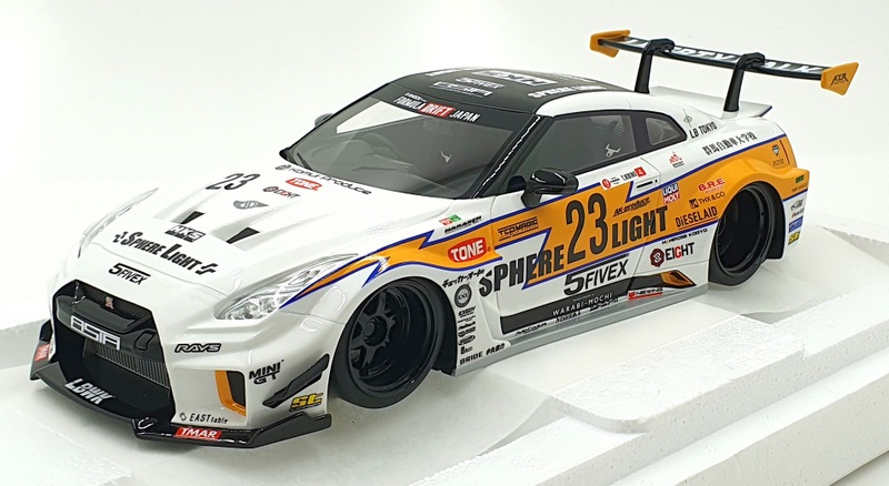 Top Speed 1/18 Scale Resin TS0466 - Nissan GTR 35RR LB Works 2022 Silhouette 