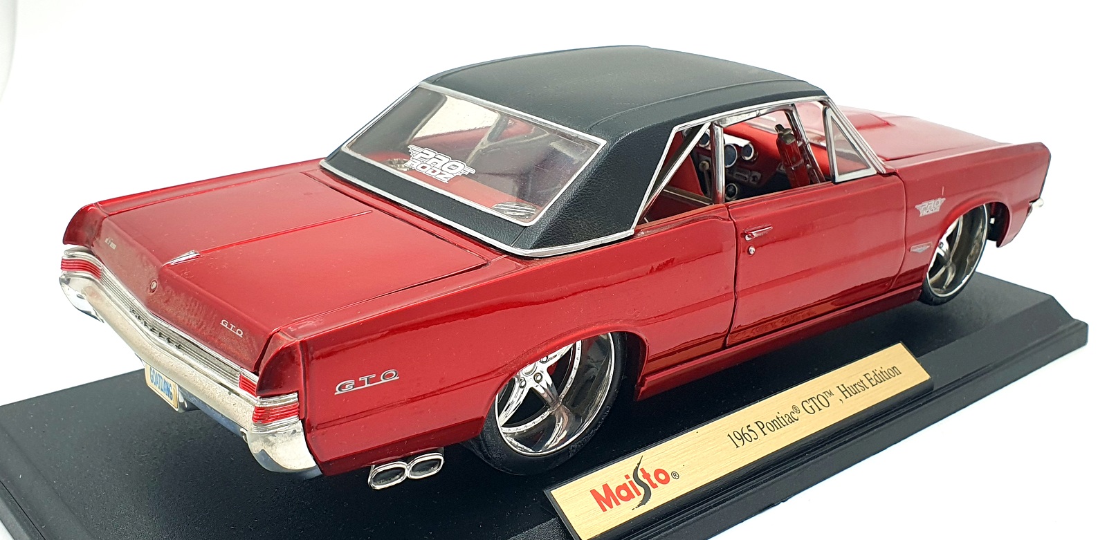 Maisto 1/18 Scale 31065 - 1965 Pontiac GTO - Met Red | eBay