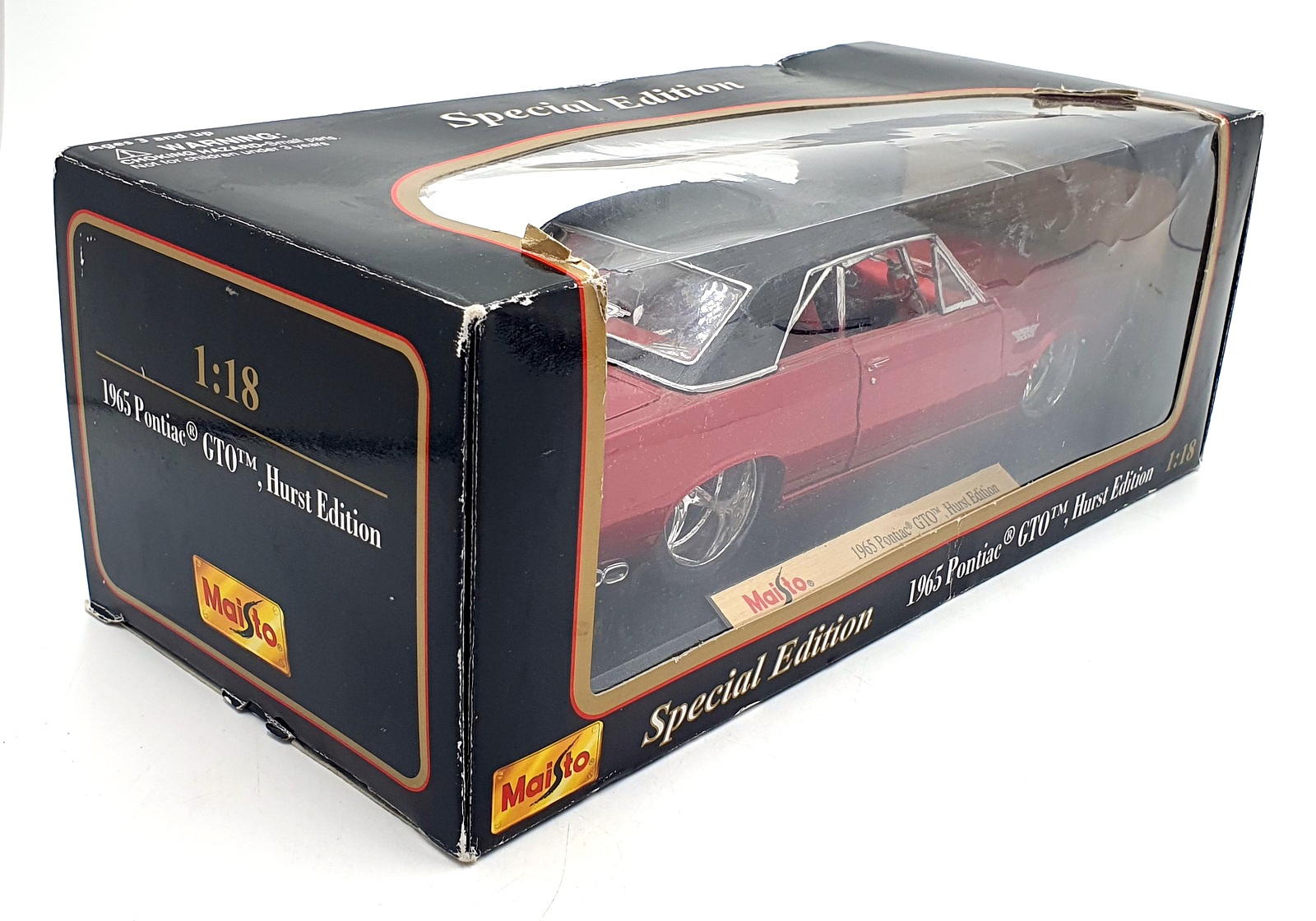 Maisto 1/18 Scale 31065 - 1965 Pontiac GTO - Met Red | eBay