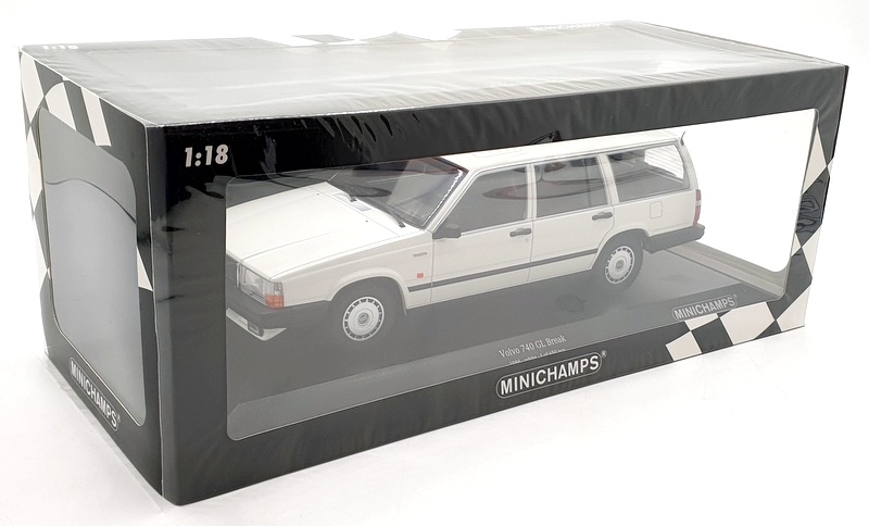 Minichamps 1/18 Scale 155 171772 Volvo 740 GL Break 1986 - White