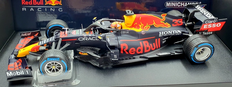 Minichamps 1/18 Scale 110 211333 - Red Bull RB16B F1 M.Verstappen Belgium Minichamps 1/18 Scale 110 211333 - Red Bull RB16B F1 M.Verstappen Belgium