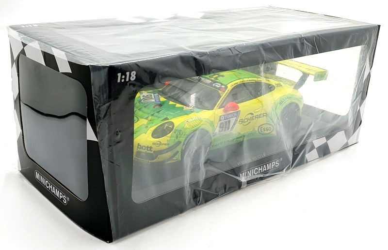 Minichamps 1/18 Scale 155 176911 Porsche 911 GT3 R Manthey Racing