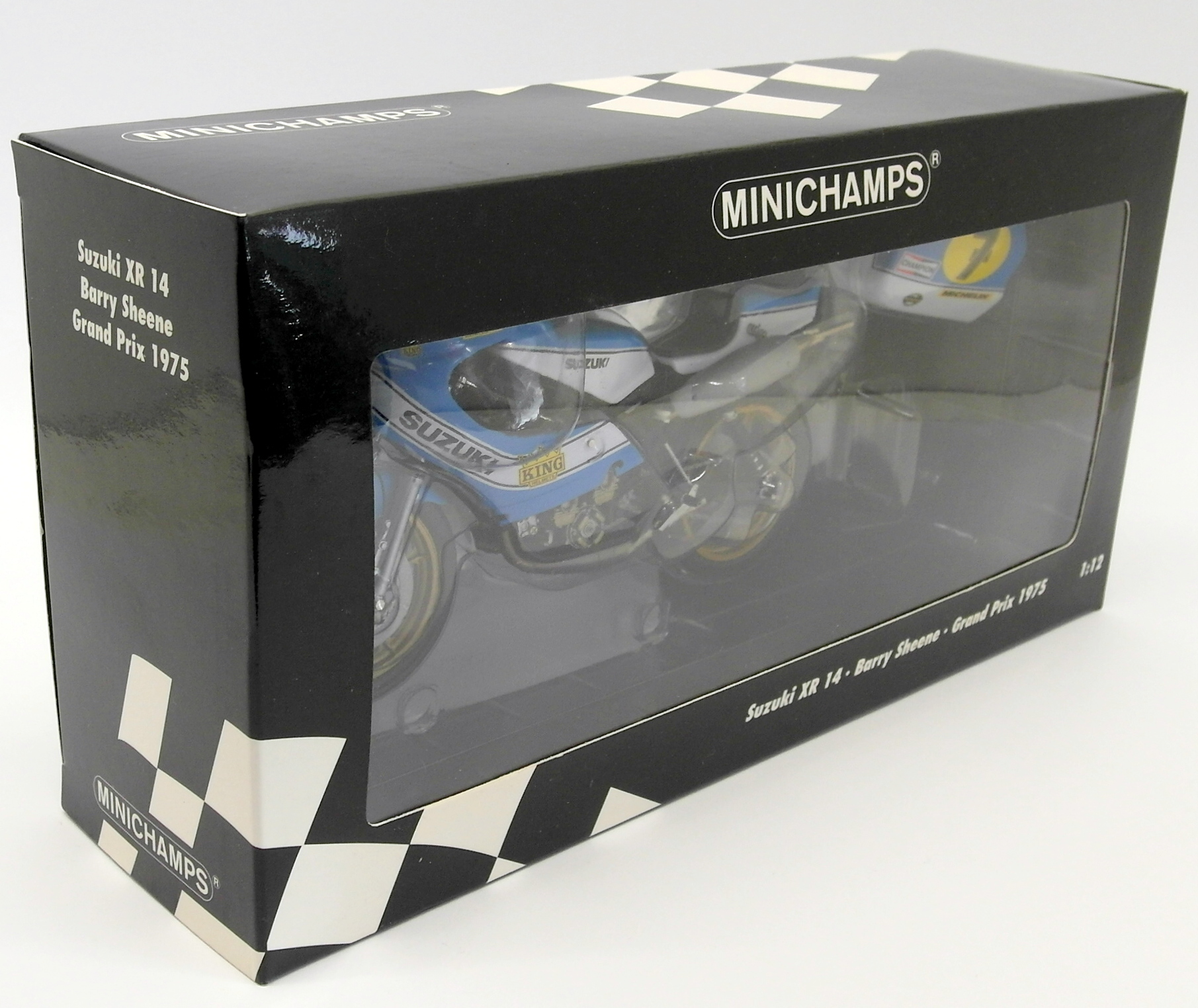 MINICHAMPS　Suzuki XR14 •B.Sheene•GP 1975 MINICHAMPS 1975 SUZUKI XR 14 BARRY SHEENE GRAND PRIX 1975