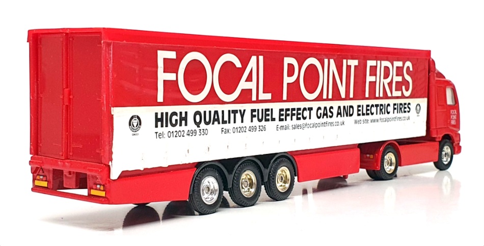 Corgi 1/64 Scale TY86704 - Volvo Curtainsider Truck - Focal Point Fires