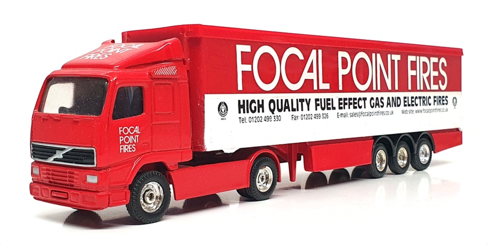 Corgi 1/64 Scale TY86704 - Volvo Curtainsider Truck - Focal Point Fires