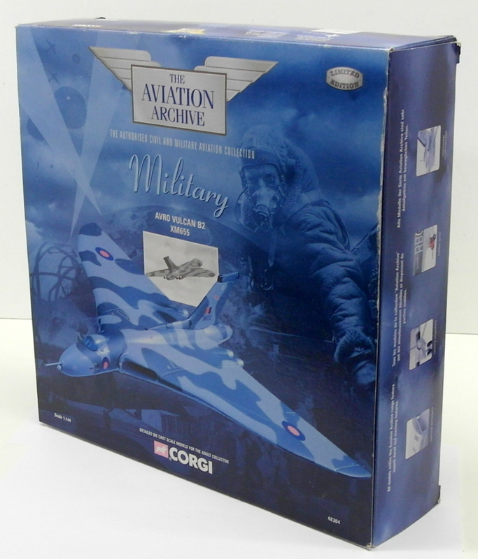 Corgi 1/144 Diecast 48304 - The Aviation Archive - Avro Vulcan B2 XM655 AA48304