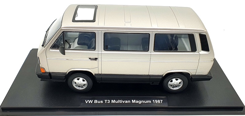 KK Scale 1/18 Scale Diecast KKDC180992 VW Bus T3 Multivan Magnum 1987 Silver