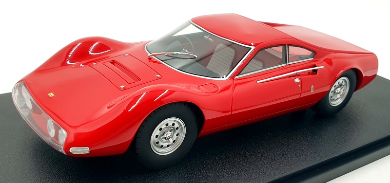 Maxima 1/18 Ferrari Dino Berlinetta 1965 - Modèle Réduit Rouge Pininfarina (résine, Occasion)