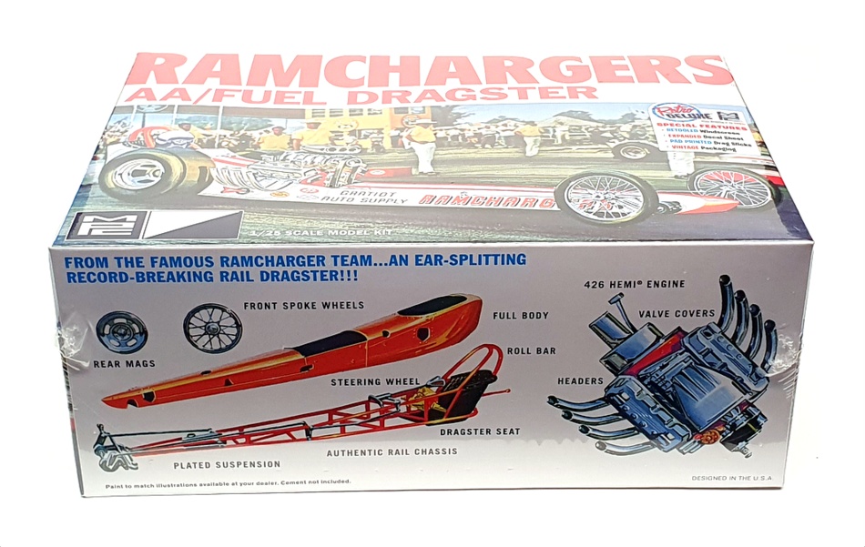 MPC 1/25 Scale Model Kit MPC940/12 - Ramchargers AA/Fuel Dragsters