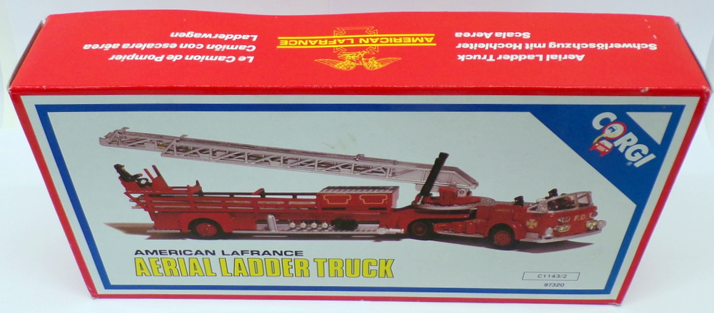 Corgi 1/50 Scale Fire Engine 97320 - American LaFrance Aerial Ladder Truck Corgi 1/50 Scale Fire Engine 97320 - American LaFrance Aerial Ladder Truck