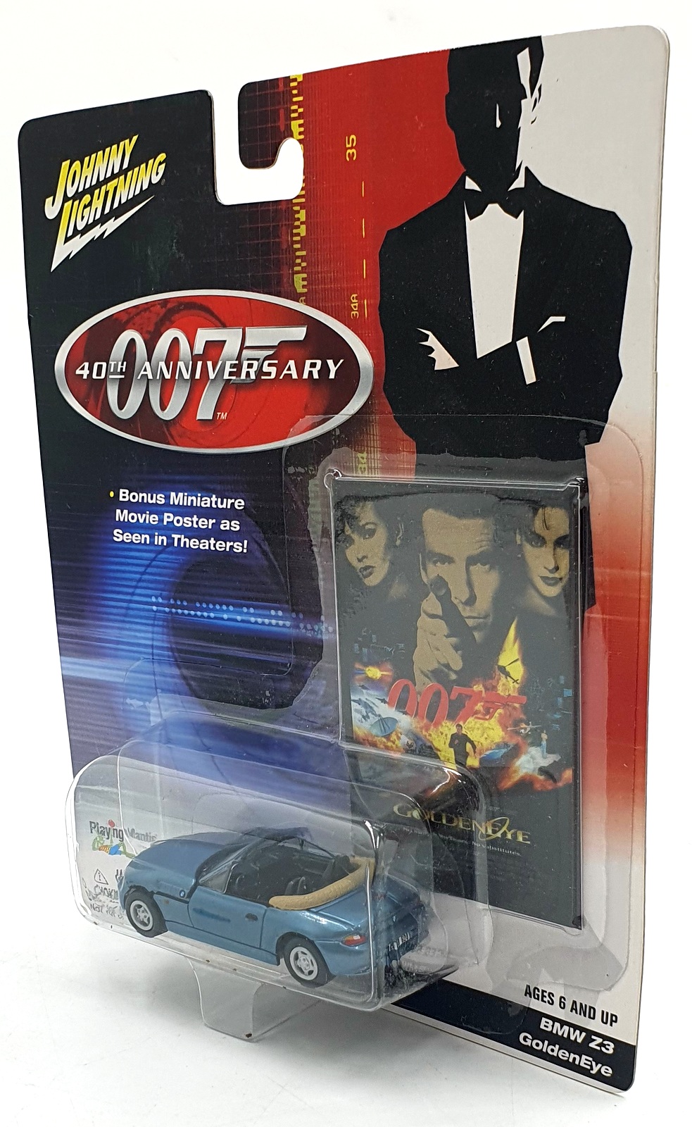 Johnny Lightning 1/64 Scale 261-04 - BMW Z3 007 GoldenEye Johnny Lightning 1/64 Scale 261-04 - BMW Z3 007 GoldenEye