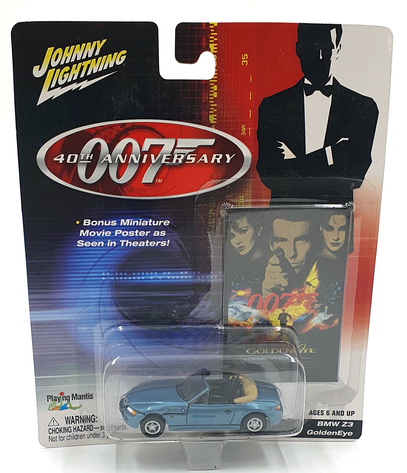 Johnny Lightning 1/64 Scale 261-04 - BMW Z3 007 GoldenEye Johnny Lightning 1/64 Scale 261-04 - BMW Z3 007 GoldenEye