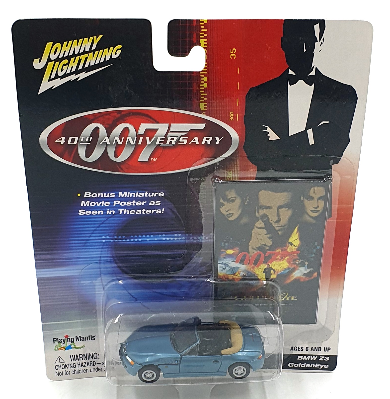 Johnny Lightning 1/64 Scale 261-04 - BMW Z3 007 GoldenEye Johnny Lightning 1/64 Scale 261-04 - BMW Z3 007 GoldenEye