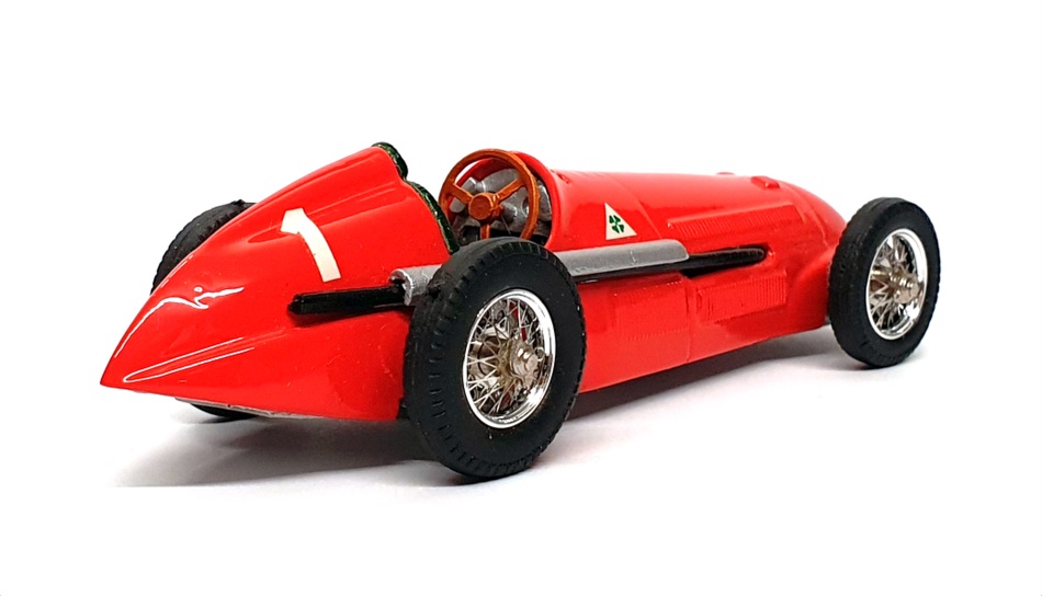 Western Models 1/43 F1 1950 Alfa Romeo Tipo 158 - WRK43, Rouge #1, White Metal