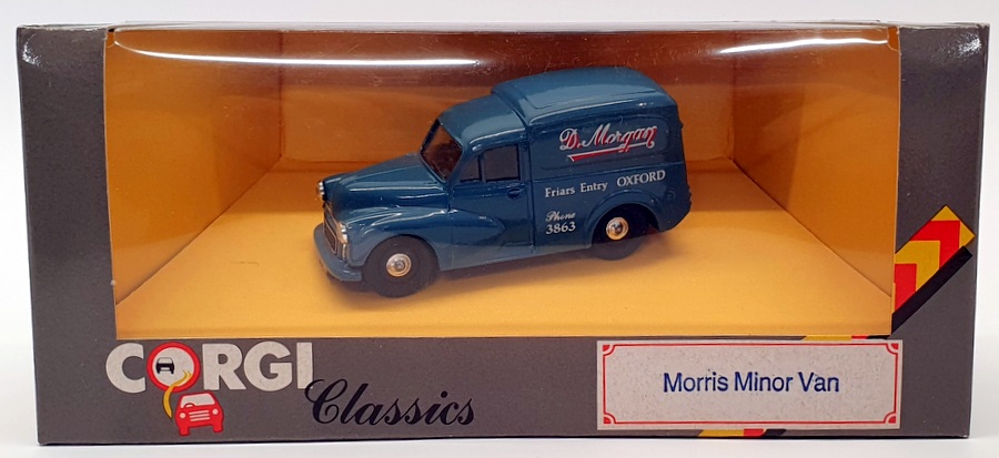 Corgi 1/43 Scale D957/12 - Morris Minor Van D.Morgan - Blue