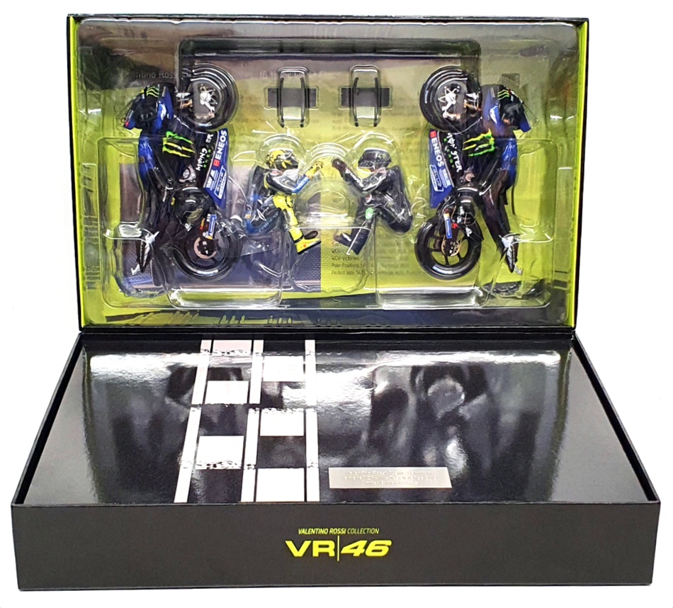 Minichamps 1/12 Scale 122 194446 - Yamaha YZR-M1 Rossi & Hamilton Test 2019