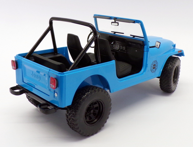 Greenlight 1/18 Scale 19064 - 1977 Jeep CJ-7 Blue - TVs Lost | eBay