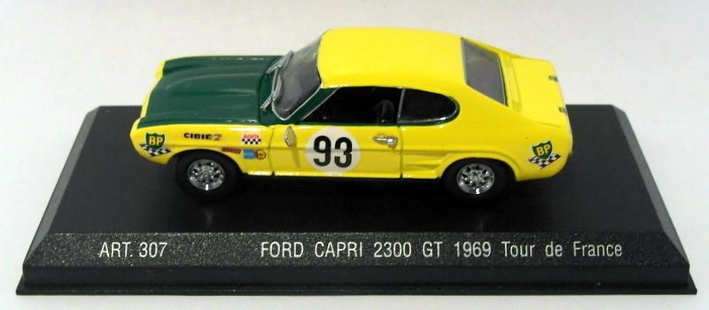 Detail Cars 1/43 Scale Diecast ART307 - 1969 Ford Capri 2300 GT Tour De France