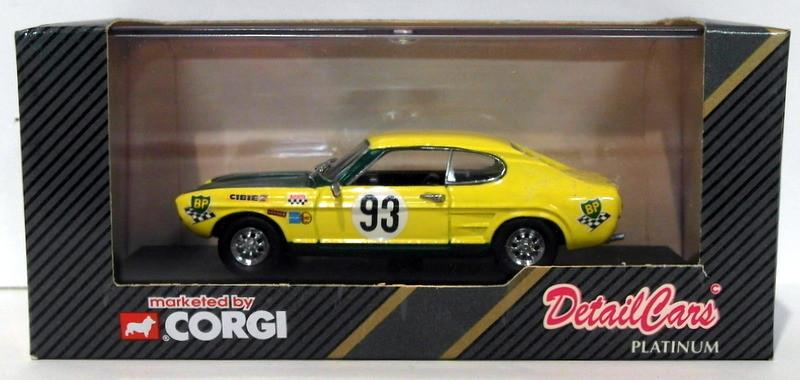 Detail Cars 1/43 Scale Diecast ART307 - 1969 Ford Capri 2300 GT Tour De France