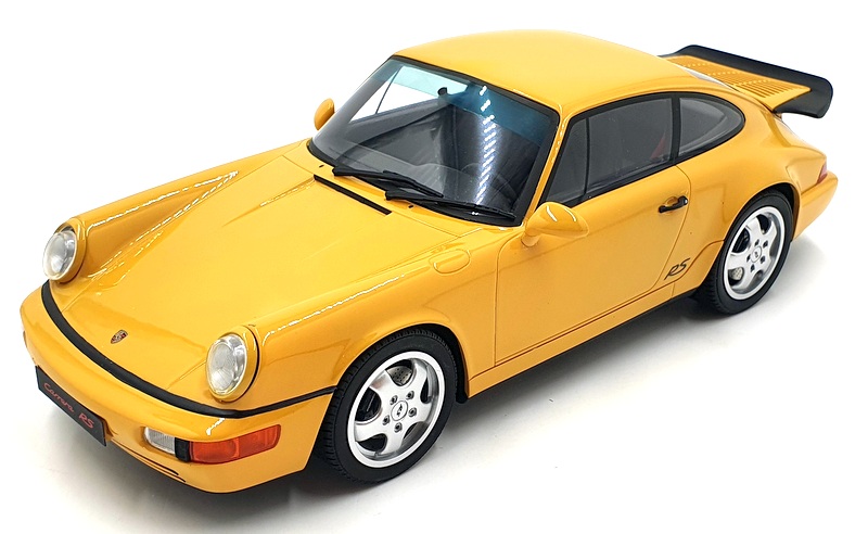 GT Spirit 1/18 Scale Resin GT385 - Porsche 964 RS America - Yellow