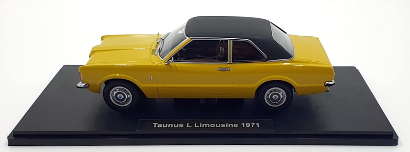 KK Scale 1/18 Scale KKDC180973 1971 Ford Taunus L Limousine - Yellow