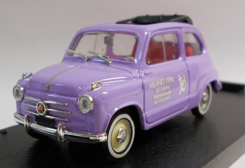 FR] Brumm FIAT 600 MULTIPLA ENCICLOPEDIA MOTTA 1956 1:43 - BM0310