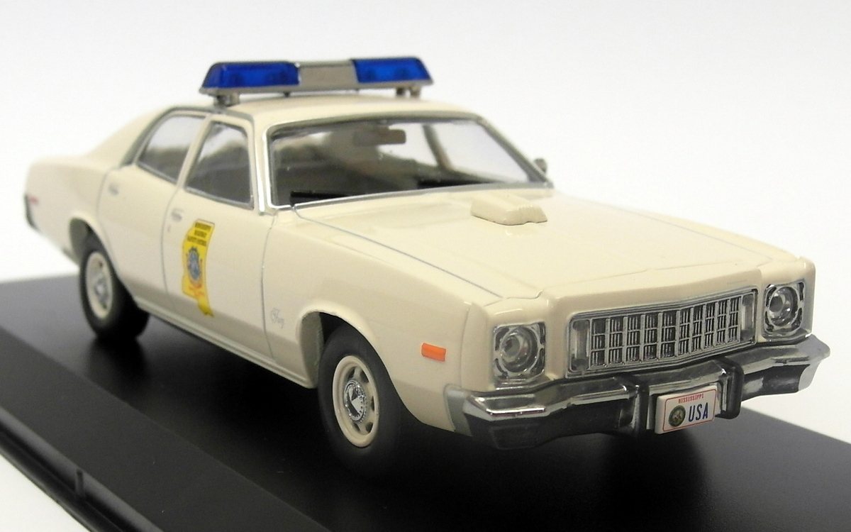 Greenlight 1/43 Scale Diecast 86557 '75 Plymouth Fury Police Smokey ...