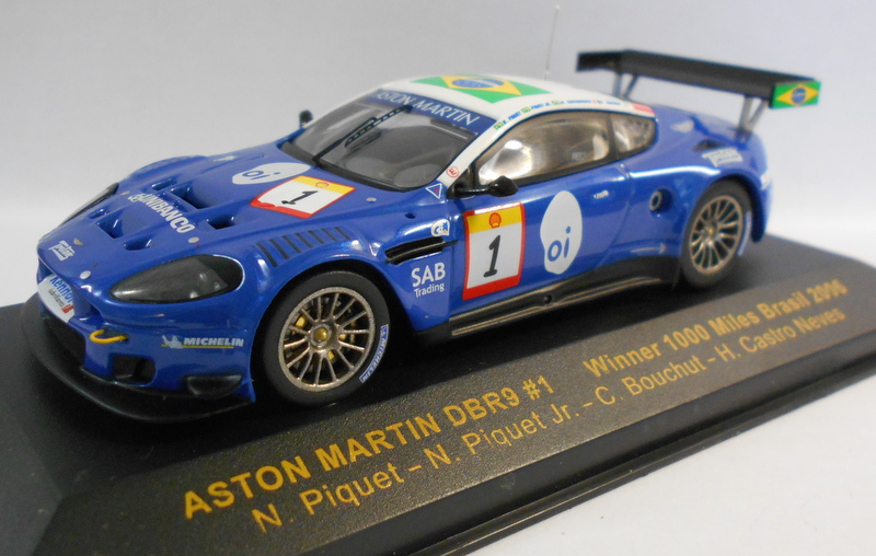 Ixo 1/43 Scale GTM037 ASTON MARTIN DBR9 #1 WINNER 1000 MILES BRASIL 06