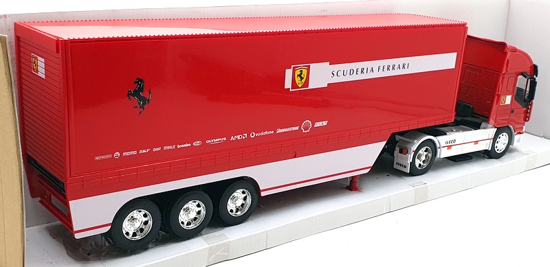 New Ray 1/32 Scale Diecast 13023 - Iveco Stralis F1 Scuderia Ferrari Truck