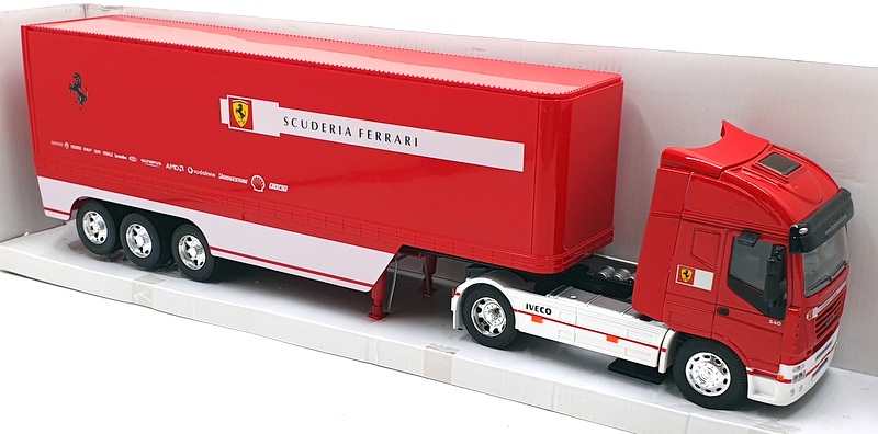 New Ray 1/32 Scale Diecast 13023 - Iveco Stralis F1 Scuderia Ferrari Truck