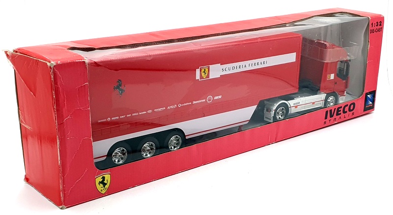 New Ray 1/32 Scale Diecast 13023 - Iveco Stralis F1 Scuderia Ferrari Truck