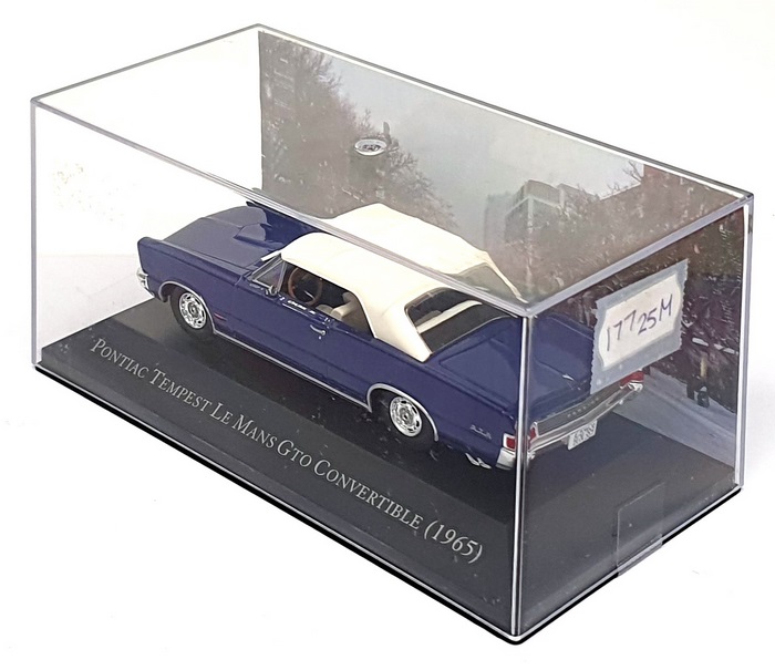 Altaya 1/43 Scale 17725M - 1965 Pontiac Tempest Le Mans GTO Conv. - Blue