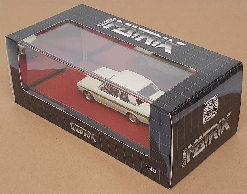 Matrix 1/43 Scale MX40603-101 - 1966-70 Ford Cortina Lotus MkII - White/Green Matrix 1/43 Scale MX40603-101 - 1966-70 Ford Cortina Lotus MkII - White/Green
