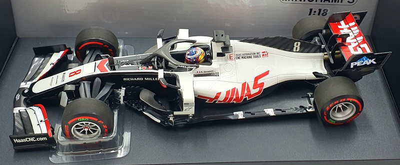 Minichamps1/18 Scale 110 201508 - HAAS F1 Team VF-20 #8 Bahrain GP 2020 Grosjean Minichamps1/18 Scale 110 201508 - HAAS F1 Team VF-20 #8 Bahrain GP 2020 Grosjean