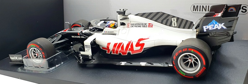 Minichamps1/18 Scale 110 201508 - HAAS F1 Team VF-20 #8 Bahrain GP 2020 Grosjean Minichamps1/18 Scale 110 201508 - HAAS F1 Team VF-20 #8 Bahrain GP 2020 Grosjean