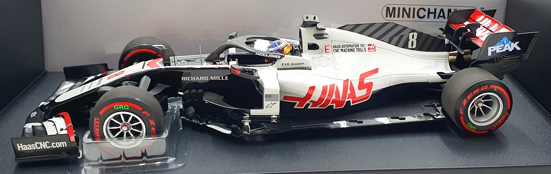 Minichamps1/18 Scale 110 201508 - HAAS F1 Team VF-20 #8 Bahrain GP 2020 Grosjean Minichamps1/18 Scale 110 201508 - HAAS F1 Team VF-20 #8 Bahrain GP 2020 Grosjean