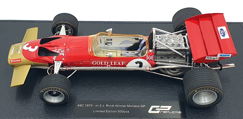 GP Replicas 1/18 Scale Resin GP109B - Lotus 49C 1970 #3 J.Rindt Monaco GP