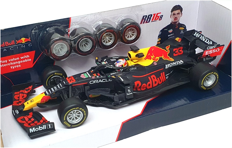 ミニカー RED BULL RACING RB16B  1/24SCALE Red Bull Racing RB16B Max Verstappen (Interchangeable Tyres