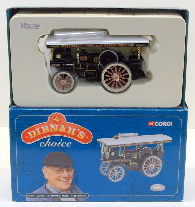 Corgi 1/50 Scale Diecast CC20301 - Garrett 4CD Showman's Tractor The Mighty Atom