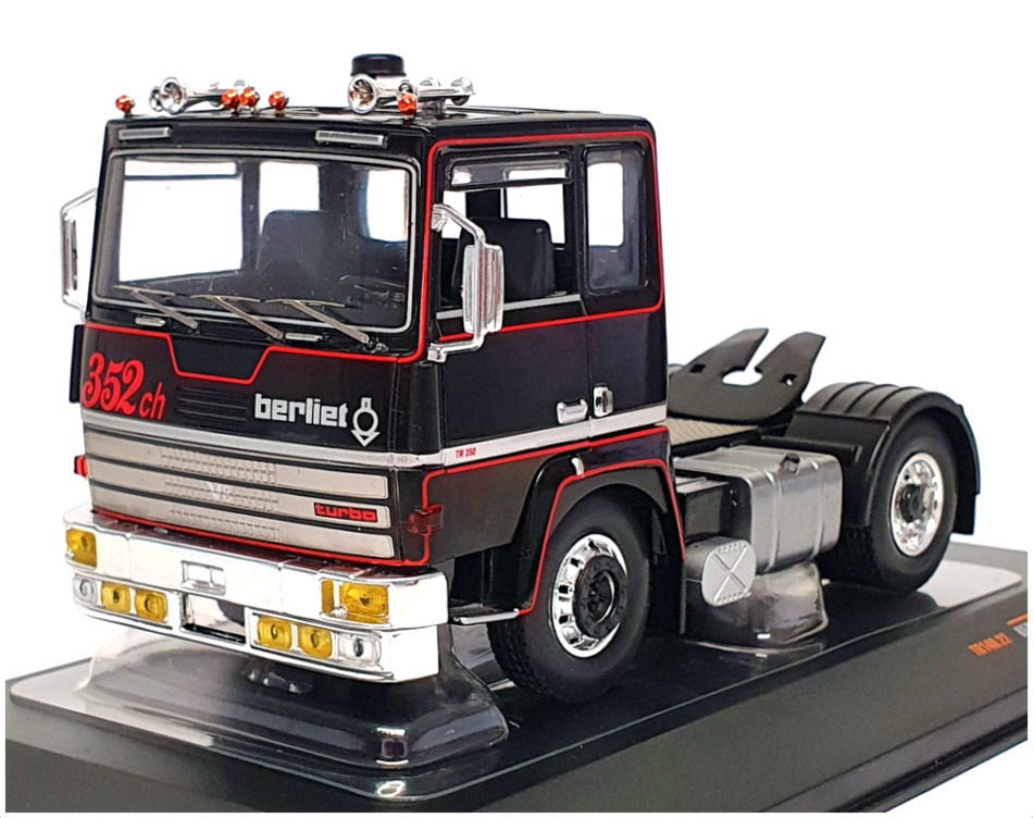 Ixo 1/43 Scale Diecast TR140.22 - 1978 Berliet TR 350 Truck - Black