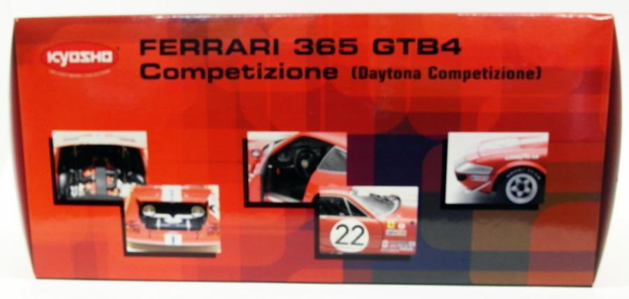 Kyosho 1/18 Scale Model 08164B - Ferarri 365 GTB4 Daytona Competizione Kyosho 1/18 Scale Model 08164B - Ferarri 365 GTB4 Daytona Competizione